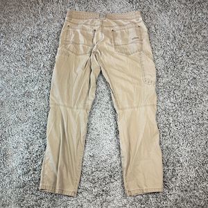 Kuhl Pants Mens 36x32 Beige Revolvr Vintage Patina Dye Logo Outdoor Hiking Tan